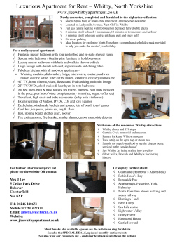 a flyer for this apartment