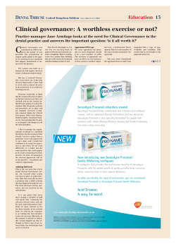 Clinical governance: A worthless exercise or not?