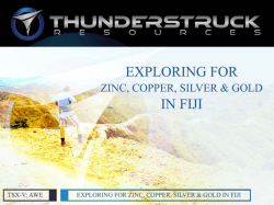 Presentation - Thunderstruck Resources