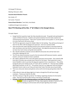 PTO Minutes February 2016