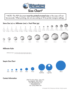Size Chart - Rhinestones Unlimited