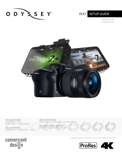notes about using the odyssey with the nx1