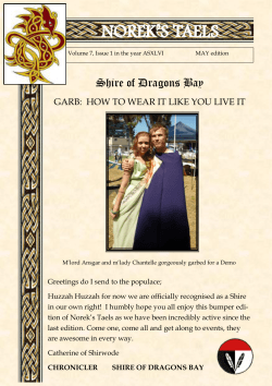 May - The Canton of Dragon`s Bay