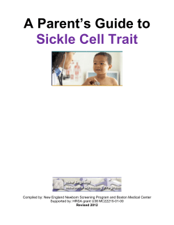 A Parent`s Guide to Sickle Cell Trait