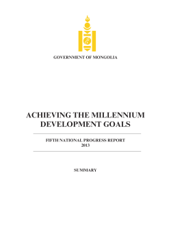 Eng - UNDP in Mongolia