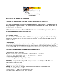 Austin Television Advertising Starter Guide