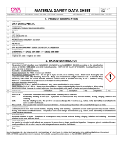 material safety data sheet