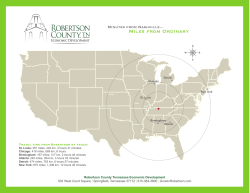 Maps - Robertson County Economic Development