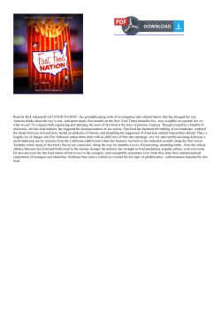 Read Fast Food Nation: The Dark Side of the All