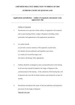 Supreme Court Practice Direction 6 of 2016