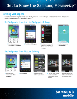 Setting Wallpapers