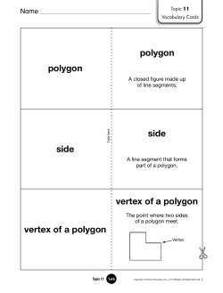 side polygon vertex of a polygon side polygon vertex of a polygon