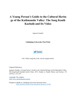 A Young Person`s Guide to the Cultural Heritage of the