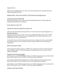 Rod`s PDF Notes For 01/03/17 Show