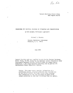 Eastern Deciduous Forest Bi.ome :-femo Report #73