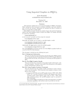 use imported graphics in LATEX