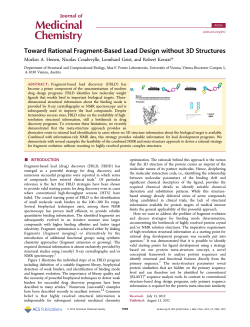 Toward Rational Fragment-Based Lead Design