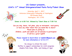2017 Pasta Party Talent Show