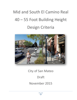 Mid and South El Camino Real 40 &ndash; 55 Foot Building Height Design
