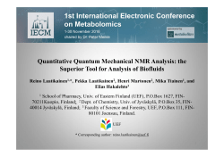 Quantitative Quantum Mechanical NMR Analysis: the Superior Tool