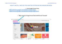 how to install and use the honcode extension