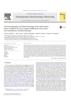 Chronostratigraphy and Paleoclimatology of the Lod&egrave;ve Basin
