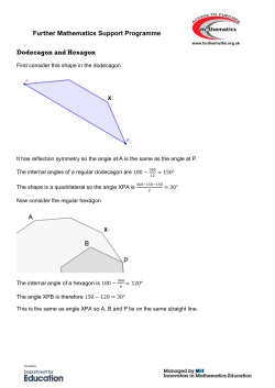 Dodecagon and hexagon