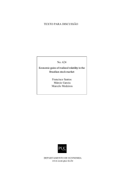 No. 624 Economic gains of realized volatility in the Brazilian stock