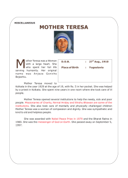 mother teresa
