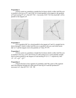 The quadrature of the parabola