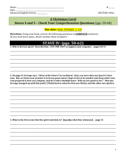 STAVE IV: (pgs. 50-62)