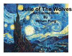 Julie of The Wolves - Ms. Hoefer`s Totally Awesome Website