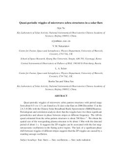 Quasi-periodic wiggles of microwave zebra structures in a solar flare