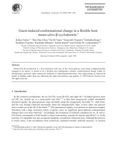 Guest Induced Conformational Change in a Flexible Host: Mono