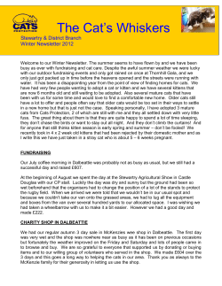 Newsletter Winter 2012