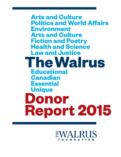 2015 - The Walrus