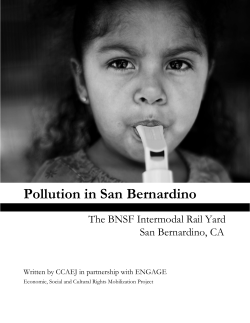 Pollution in San Bernardino