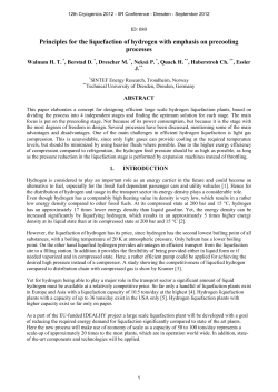 Paper on Precooling