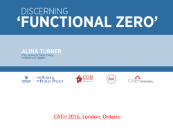 Discerning Functional Zero