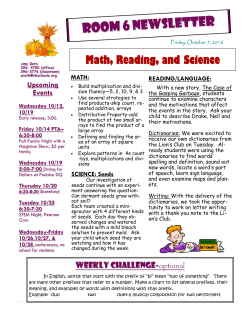 Oct. 7 Newsletter.pub - Hilder Pearson Elementary