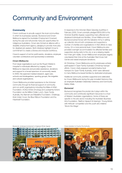 Community and Environment