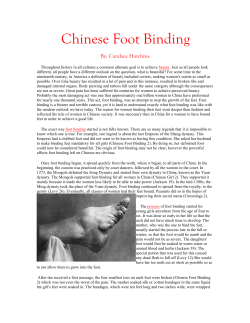 Chinese Foot Binding