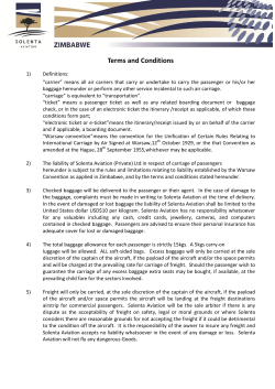 Terms and Conditions