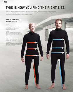 THIS IS HOW YOU FIND THE RIGHT SIZE!