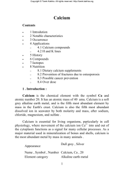 Calcium