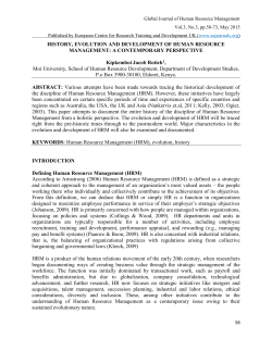 HISTORY, EVOLUTION AND DEVELOPMENT OF HUMAN