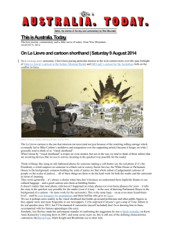 This is Australia. Today.