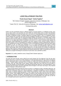 love pollution by politics