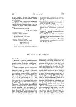 Drs. Band and Talwar Reply