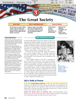 The Great Society - San Leandro Unified School District